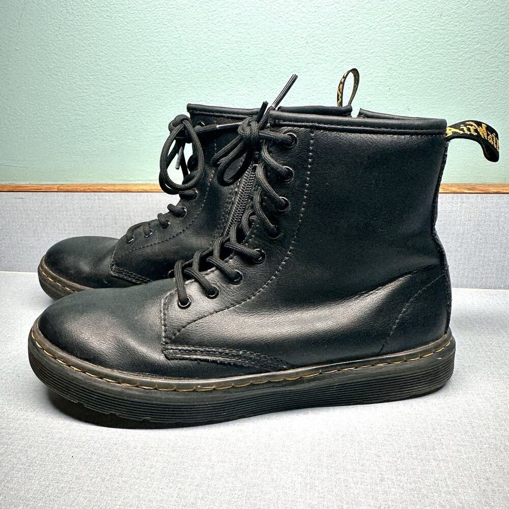 Doc Martens Boots Size 4 US M -Lace Up Side Zip Air Wair - Picture 2 of 12